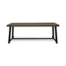Outdoor Dining Table - Gray / Rustic Metal