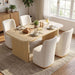 Dining Table Set With 4 Upholstered Dining Chairs