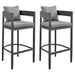Menorca - Outdoor Patio Counter Height Bar Stool Set
