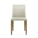 Velena - Full Back Top Grain Leather Upholstered Wood Dining Chairs (Set of 2) - Gray
