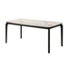 Kimber - Marble Top Dining Table - Black / White