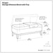 Oregon - Storage Ottoman Bench With Tray - Distressed Black