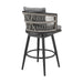Zella - Outdoor Patio Swivel Counter Stool Set