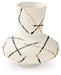 Brockford - Vase - Cream / Black / Brown