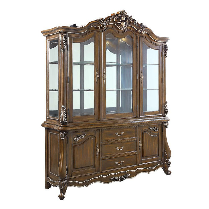 Latisha - Buffet & Hutch - Antique Oak