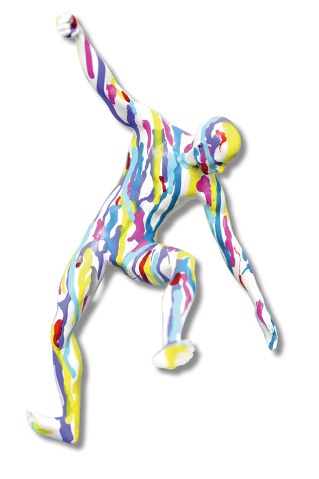 Dynamic Drizzle Figure - 6" x 12" Framed Wall Art