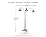 Sheriel - Metal Arc Lamp  - Black