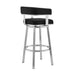 Cohen - Brushed Stainless Steel Swivel Bar Stool