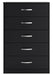 Finch - Five Drawer Chest - 46" Height - Black
