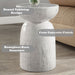 Dylana - Accent Table - Natural Gray