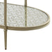 Zaba - TV Stand - Glass Top & Champagne