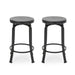 Modern Industrial Counter Stool Set With Swivel Function