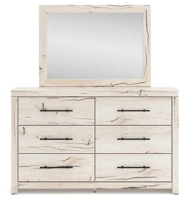 Lawroy - Dresser And Mirror - Light Natural