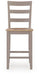 Harperfeld - Barstool (Set of 2) - Natural / Gray