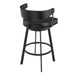 Lacey - Swivel Bar Stool - Black