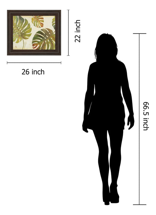 Organic I By Patricia Pinto - Framed Print Wall Art - Green