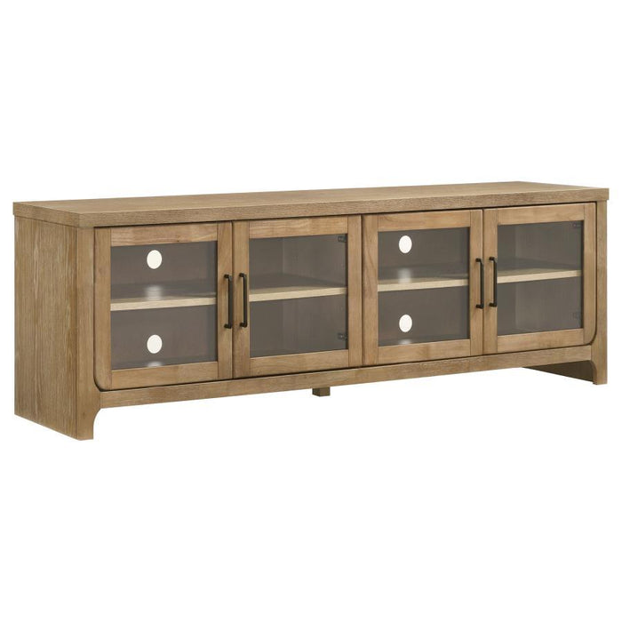 Brenham - 79" 4-Door TV Stand Media Console - Washed Oak