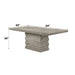 Faustine - Dining Table - Salvaged Light Oak