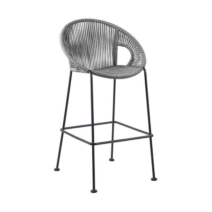 Acapulco - 30" Indoor Outdoor Steel Bar Stool With Rope Set of 2