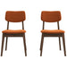 Carlos - Solid Back Side Chair (Set of 2)