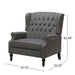 Dunham - Contemporary Fabric Tufted Oversized Pushback Recliner