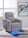 Pineland - Glider Power Recliner With Audio System - Pewter