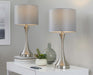 Lenuxe - Contemporary Table Lamp Built In USB Port (Set of 2)