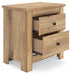 Makidern - Two Drawer Night Stand