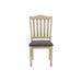 Dining Chair, Upholstered, Side, Transitional (Set of 2) - Gray