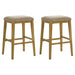 Jane - Contemporary Transitional Wood Bar Height Kitchen Bar Stool
