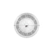 Noralie - 39" Wall Clock - Mirrored & Faux Diamonds