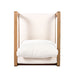 Outdoor Lounge Chair With Oversized Cushion Set For Patio