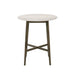 Jayla - 35.5" Marble Top Pub Table - Night Wenge / White