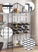 Edina - Wine Rack - Oak & Sandy Black
