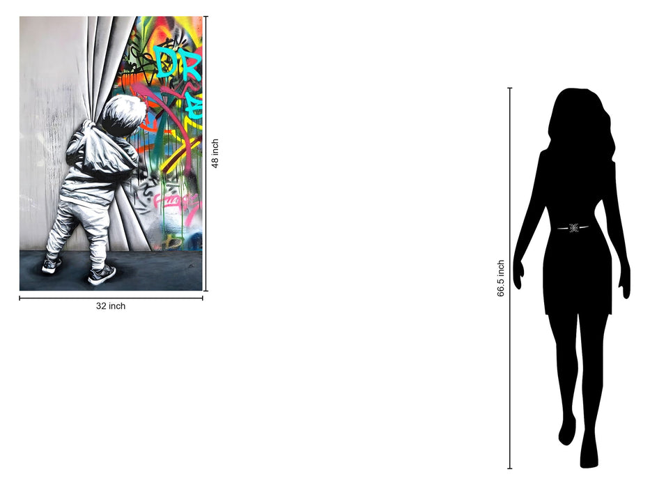 Vivid Reveal - 32" x 48" Framed Wall Art