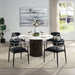 Jaramillo - Arm Chair (Set of 2) - Black Leatherette