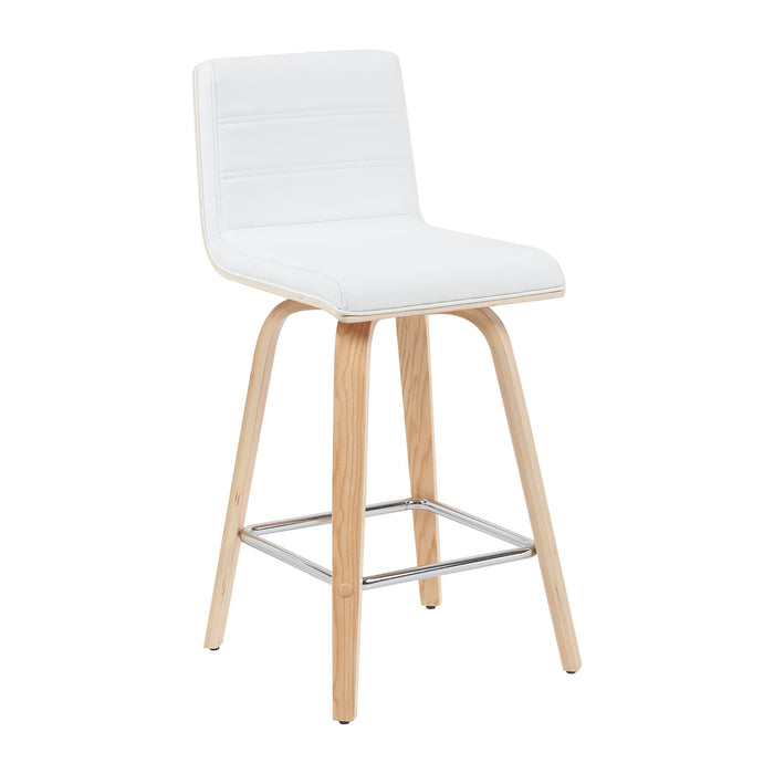 Vienna Modern Swivel Bar Height Stool - Thumbnail 3