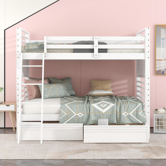 Bunk Bed With 2 Drawers