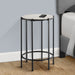 Contemporary Round Accent Table For Living Room