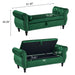 Luxurious Multifunctional Storage Ottoman Bench With Pillow