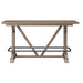 Bar Height Trestle Table - Brown - Solid Wood