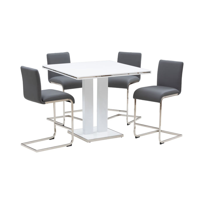 Amanda - Dining Table Set With Stools