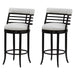 Telia - Upholstered Swivel Bar Height Barstool