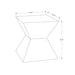 Contemporary Accent Table For Indoor Or Outdoor Use