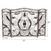 Mariella - Traditional Floral Iron Fireplace Screen With Ornate Design