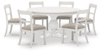 Greddinton - Round Dining Table Set