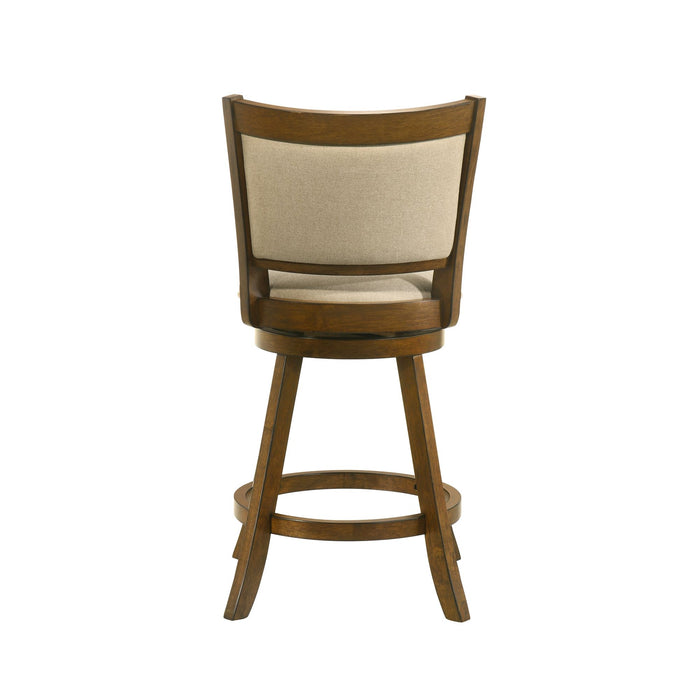 Aiden - Modern Farmhouse Swivel Wood Counter Height Kitchen Bar Stool