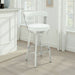 Bryant - Swivel Bar Stool With Silver Frame