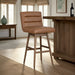 Elias - Swivel Rubberwood Barstool