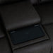 Wendell - Power Motion Loveseat With Console, Wireless Charger, Storage, USB & LED - Dark Gray